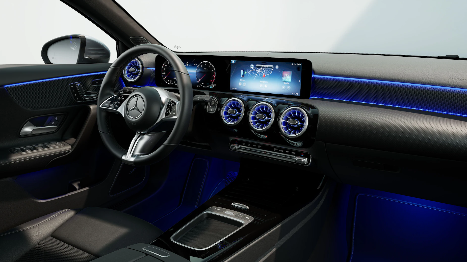 Mercedes A-Klasse Innenraum Cockpit